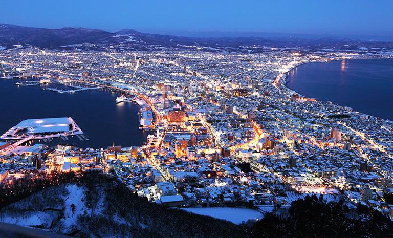 北海道．小樽異國夢5日(冬季) - 銀詠洞爺湖．函館絢燦夜景．定山溪仙泉癒宿